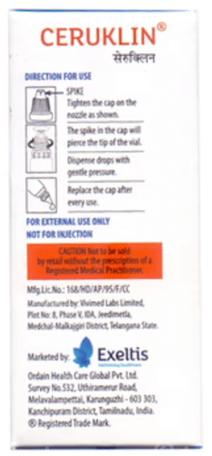 Ceruklin Ear Drops 10Ml